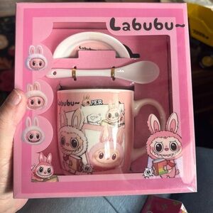 3 Piece Labubu Mug Set- Pink